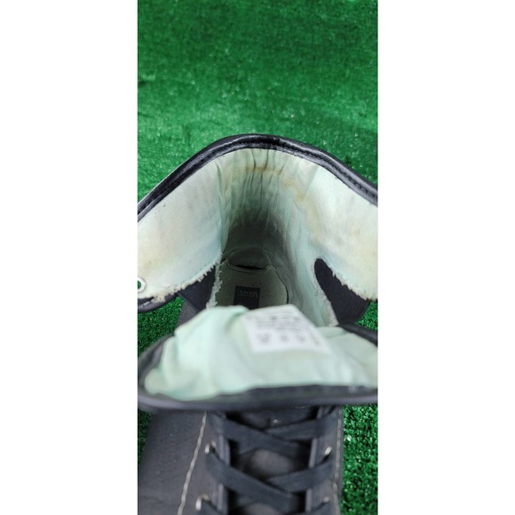 Vans Old Skool Classic Hi-Top Skateboard Solid Black Textile Upper Women's 10.M - Picture 6 of 10